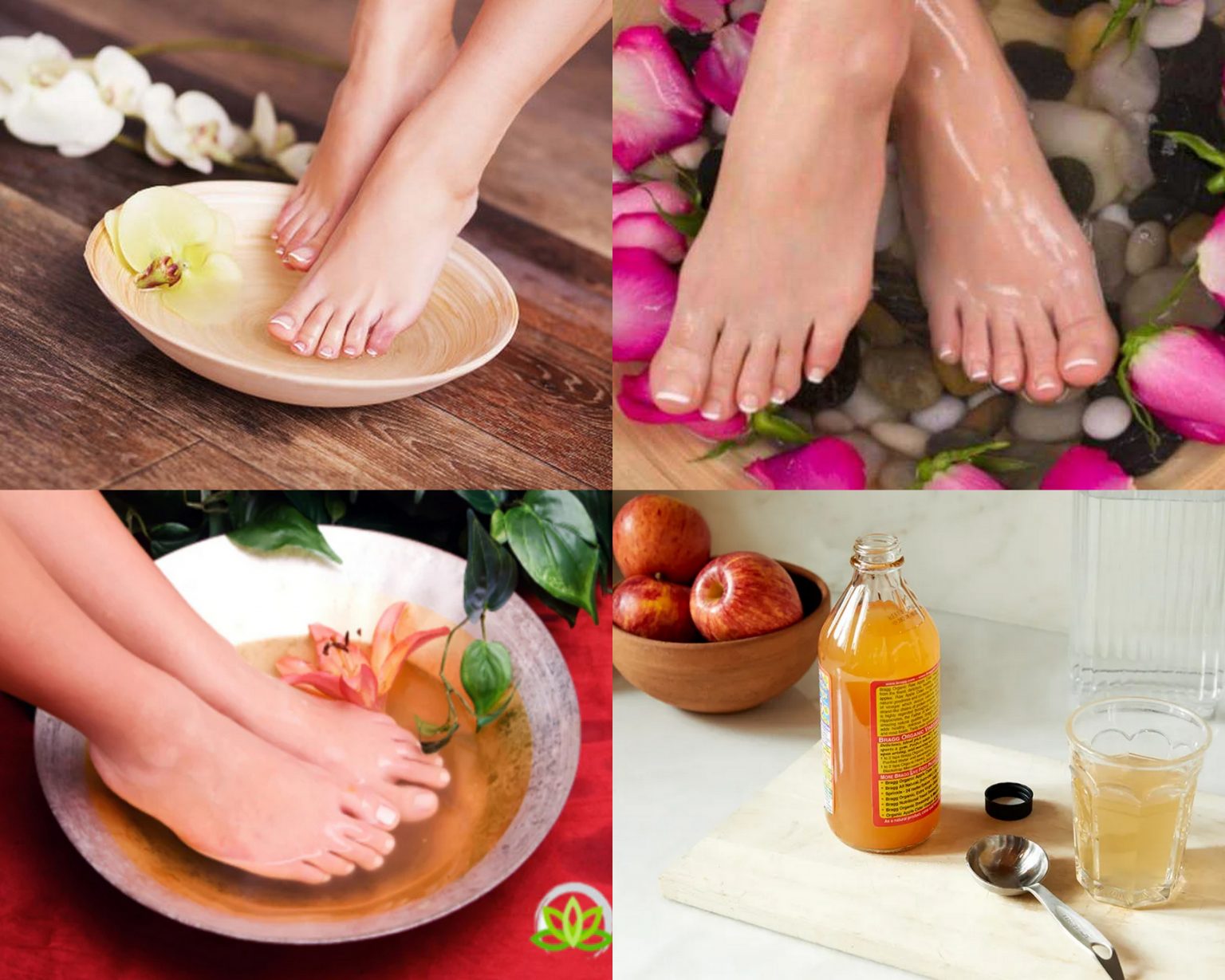 DIY Apple Cider Vinegar Foot Soak With Recipe | Listerine Foot Soak - Apple Cider Vinegar Epsom Salt Foot Soak