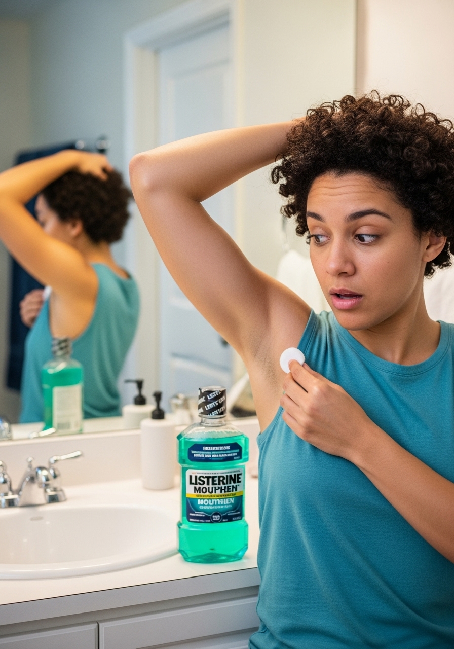 Listerine Uses for Armpits or Underarm