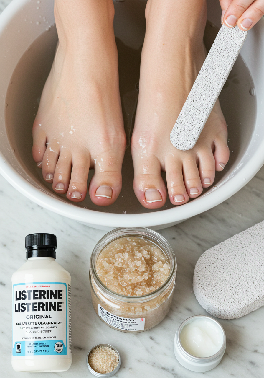 DIY Home Pedicure Listerine Recipe (3)